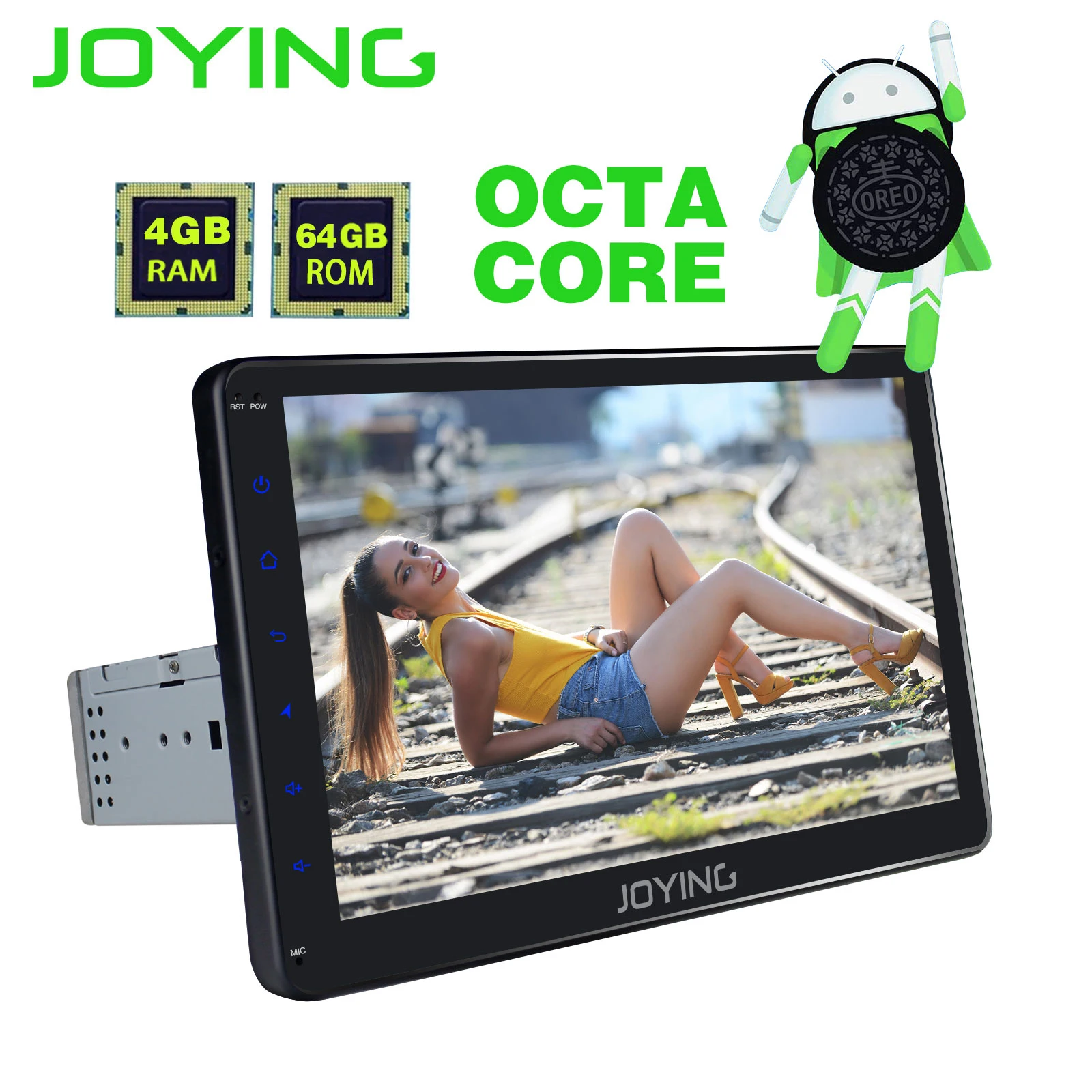 EU Warehouse 1DIN Android Autoradio 10 1 "IPS экран 4 Гб ОЗУ 8 ядер стерео 1024*600 GPS радио со встроенным