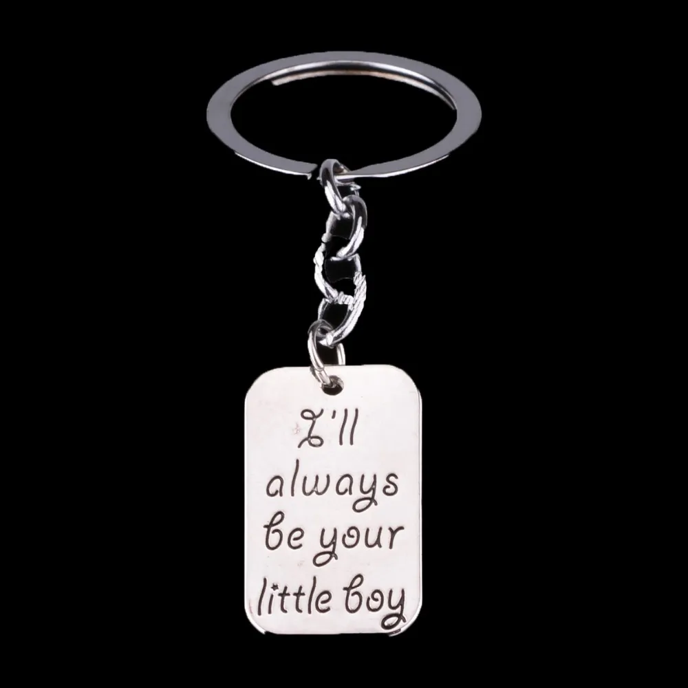 Fashion Little Boy Son Charm Keyrings Key Chains Rings Keychains Family