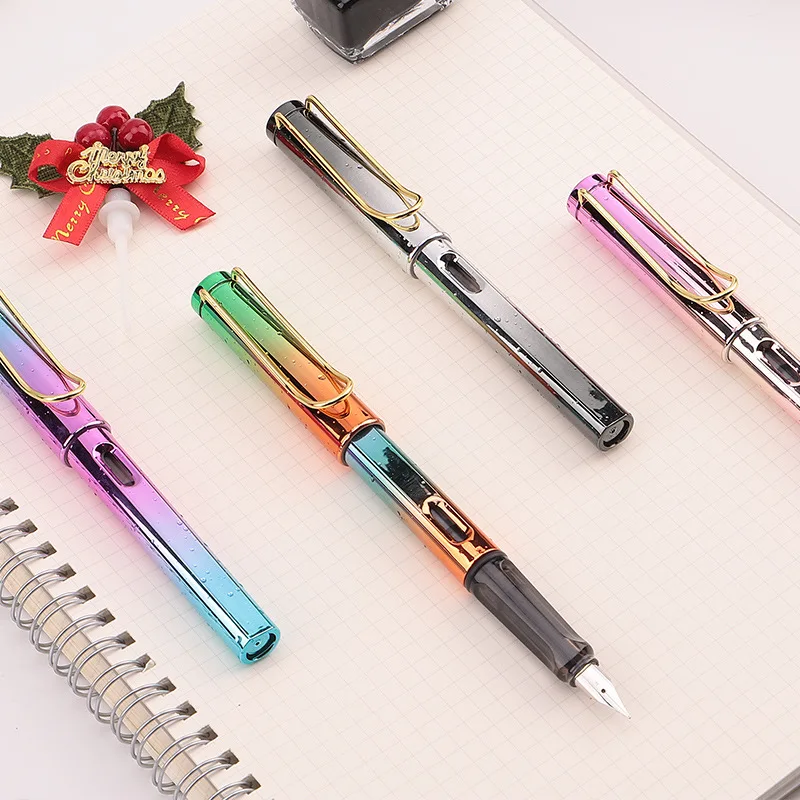 

Art Nib Stationery Fountain Pen Business Office Luxury Ink Colorful Artisan Sharp-pointed Pen Calligraphy Art Student Stationery
