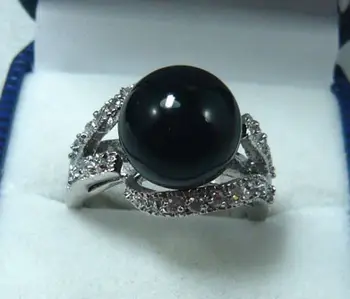 

Noblest 10mm black agates new ring(#6,7,8,9 ) free shipping