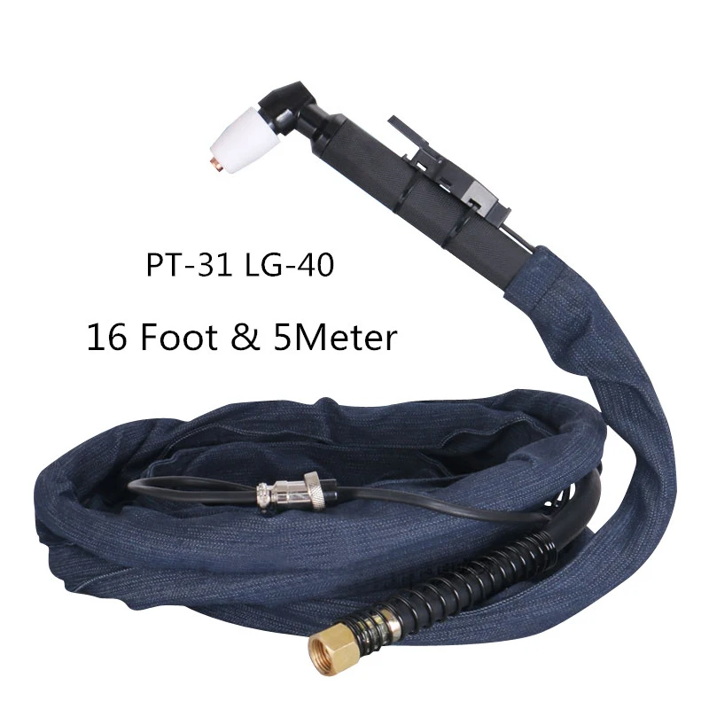 

PT-31 LG-40 Air Plasma Cutter Cutting Torch Complete 30/40Amp 5Meter 16.40 Foot