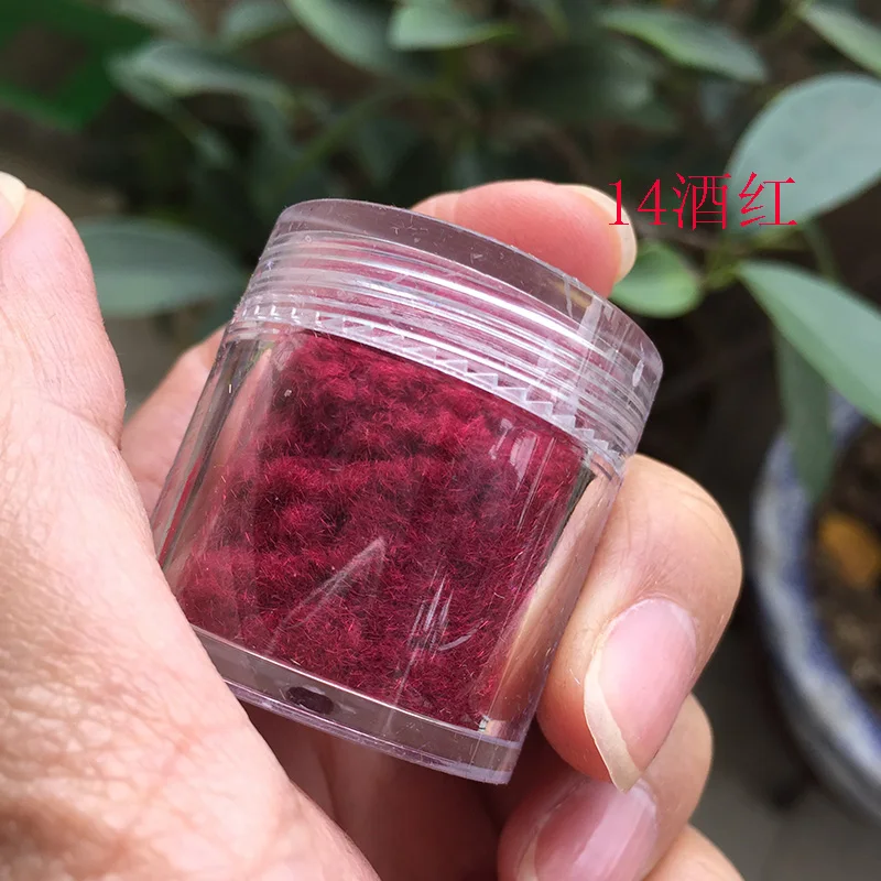 10ml/bottle Nail Glitter Wine Red Nail Decoration Fuzzy Flocking Manicure Velvet Powder Nylon Powder For 3D Candy Art Tips