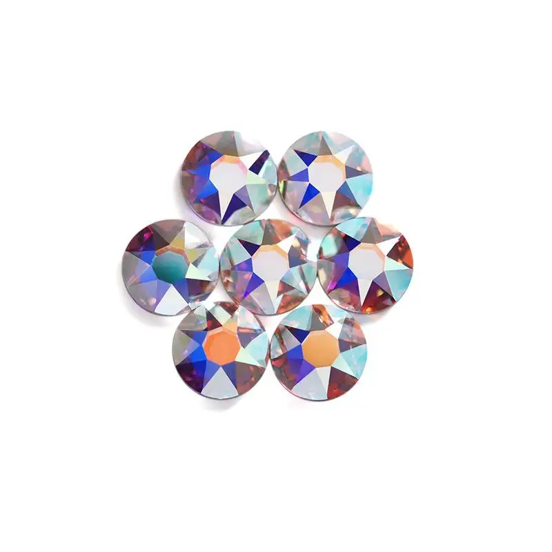 

2088 Newest design flat back Non hotfix rhinestones!ss10 ss16 ss20 crystal ab glue on crystal strass for nail art