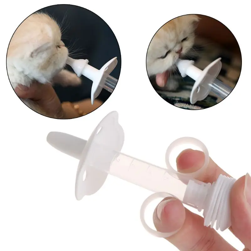 

Pet Feeder Medicine Milk Feeding Syringe Small Animal Puppy Universal Silicone