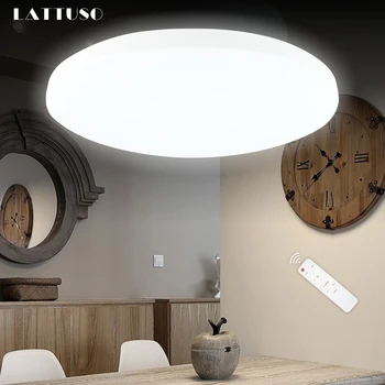 

LATTUSO Modern LED Ceiling LED Ceiling Lights Lighting Fixture Lamp Living Room Bedroom Kitchen Surface Mount Remote Control