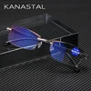 KANASTAL Ultralight Rimless Reading Glasses Women Men Business Anti-Blu-Ray Computer Reading Glasses Presbyopia Reader 1.5 women ► Photo 1/6