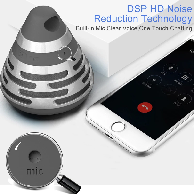 VTIN BS-06 Bluetooth 5,0 динамик DSP громкий стерео звук богатый бас наружные вечерние беспроводные колонки с микрофоном Вызов Мода