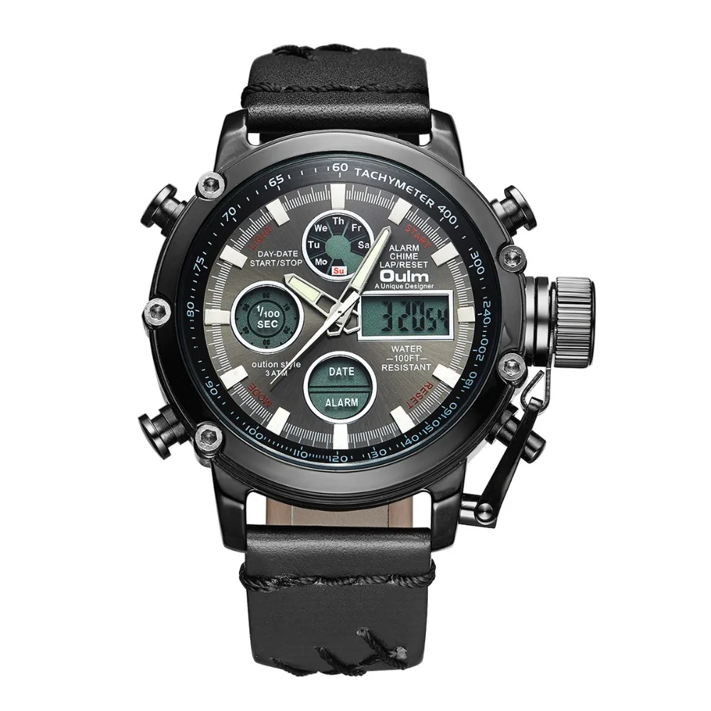 dual analog and digital watches