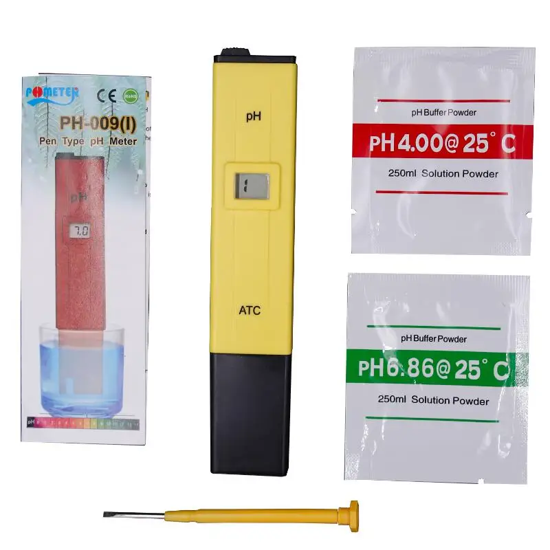 Digital LCD display PH Meter Digital Tester Pocket pen Aquarium Pool Water quality test accurate 40% off