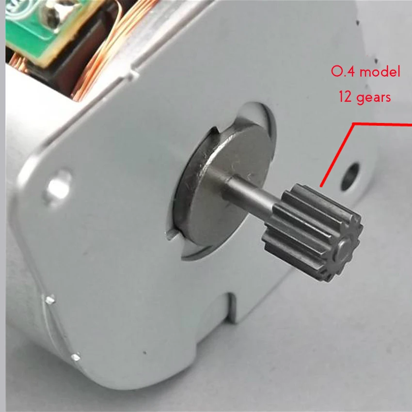 35 шаговый двигатель 2 фазы 4 провода шаг угол: 7,5 градусов микро шаговый двигатель с 12 шестерни 0,4 модельный вал Диаметр 2 мм DIY двигатель