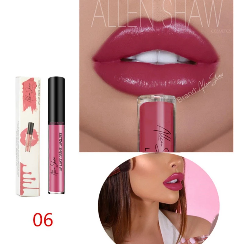 

Matte Moisturizing Lip Gloss Lipstick Lips Makeup Long Lasting Lipgloss Sexy Make Up Cosmetics 12 Colors Dropshipping