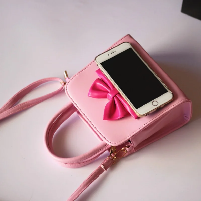 Женский кошелек для мелочи из искусственной кожи с бантом|bag earth|bag coachpouches jewelry |