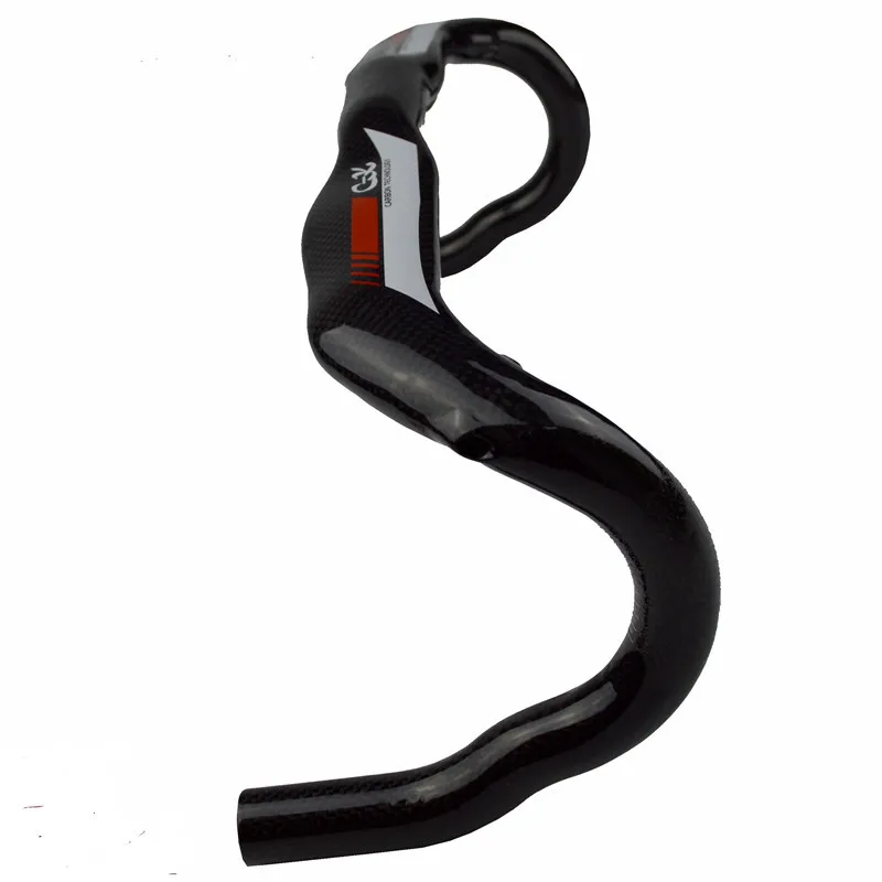

T700 Full Carbon Fiber Top Quality Bicycle Handlebars cursoriam handlebar 420mm Length Customized Bars Inner Routing Lines