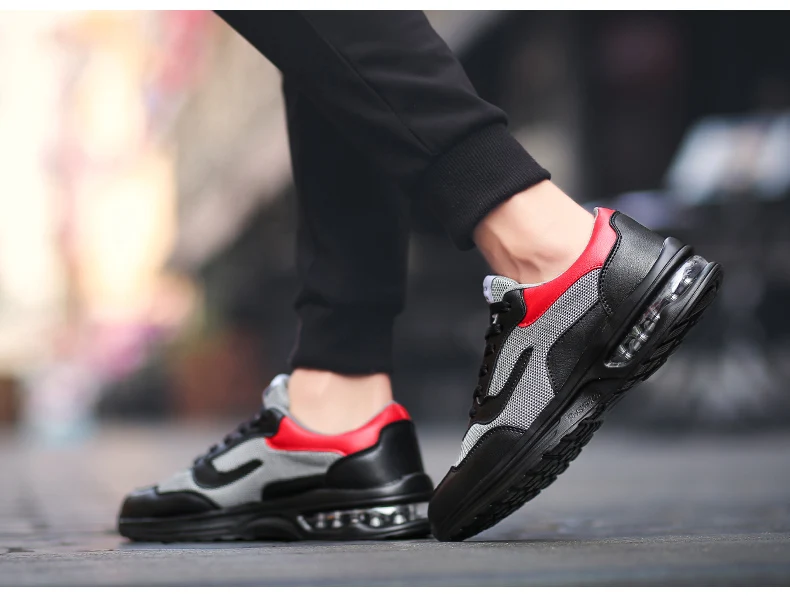 Новые удобные уличные брендовые кроссовки мужские сетчатые дышащие спортивные туфли высокого качества Нескользящая воздушная подушка