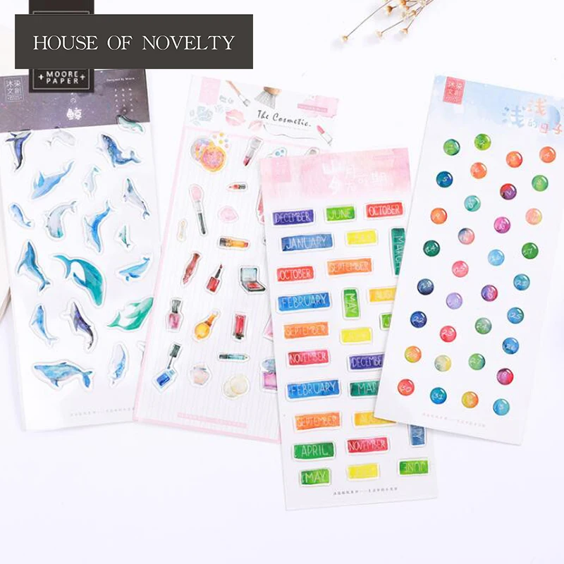 

The Beauty In Life Decorative Sticker Diary Album Label Sticker DIY Scrapbooking Stationery Sticker
