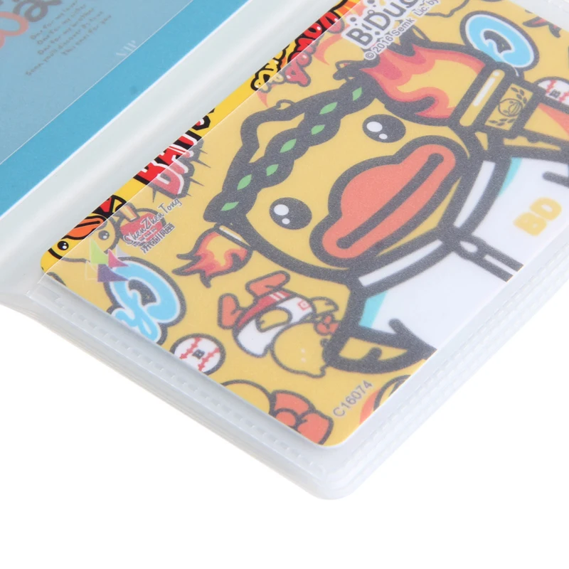 

5 x 6Page 24Card Plastic Wallet Insert For Bifold Business Credit Card Holds Drop Shipping Support