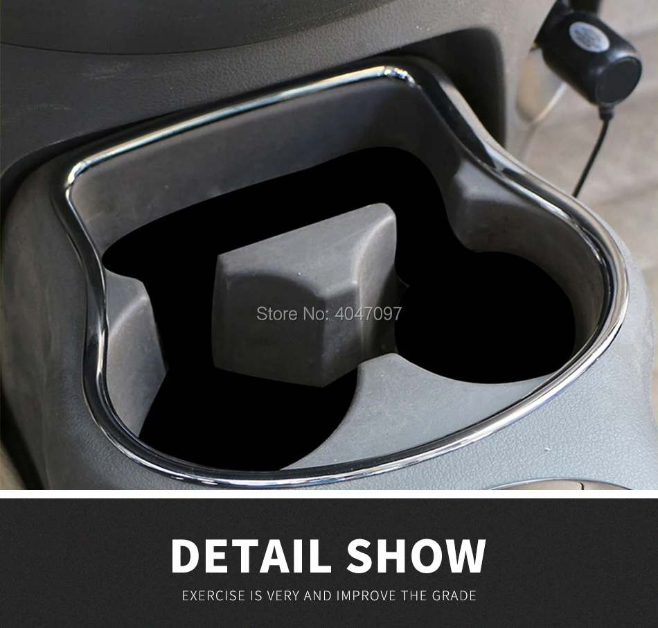 Автомобиль ABS хромированная водяная чашка круг отделка перчатка коробка декоративная наклейка для Nissan Sunny 2011- Аксессуары