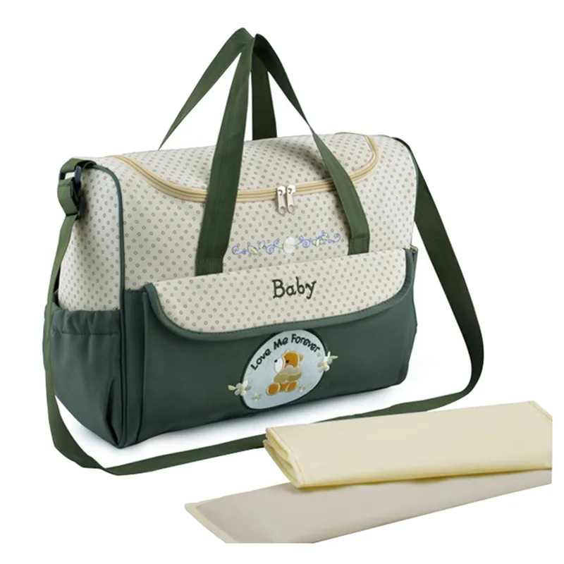 

High Quality Mummy Baby Bag Multifunctional baby diaper changing Shoulder Handbag Maternity Mother Stroller Bag For Mom
