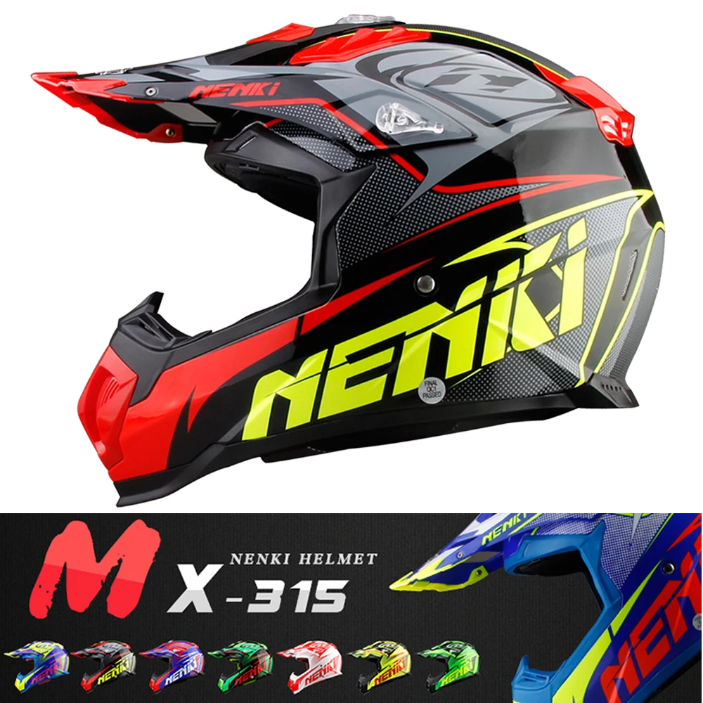 NENKI motocicleta Casco carretera Casco Capacete Cruz Moto de descenso MTB MX ATV DH Kask para cascos de bicicleta de tierra|Cascos| -