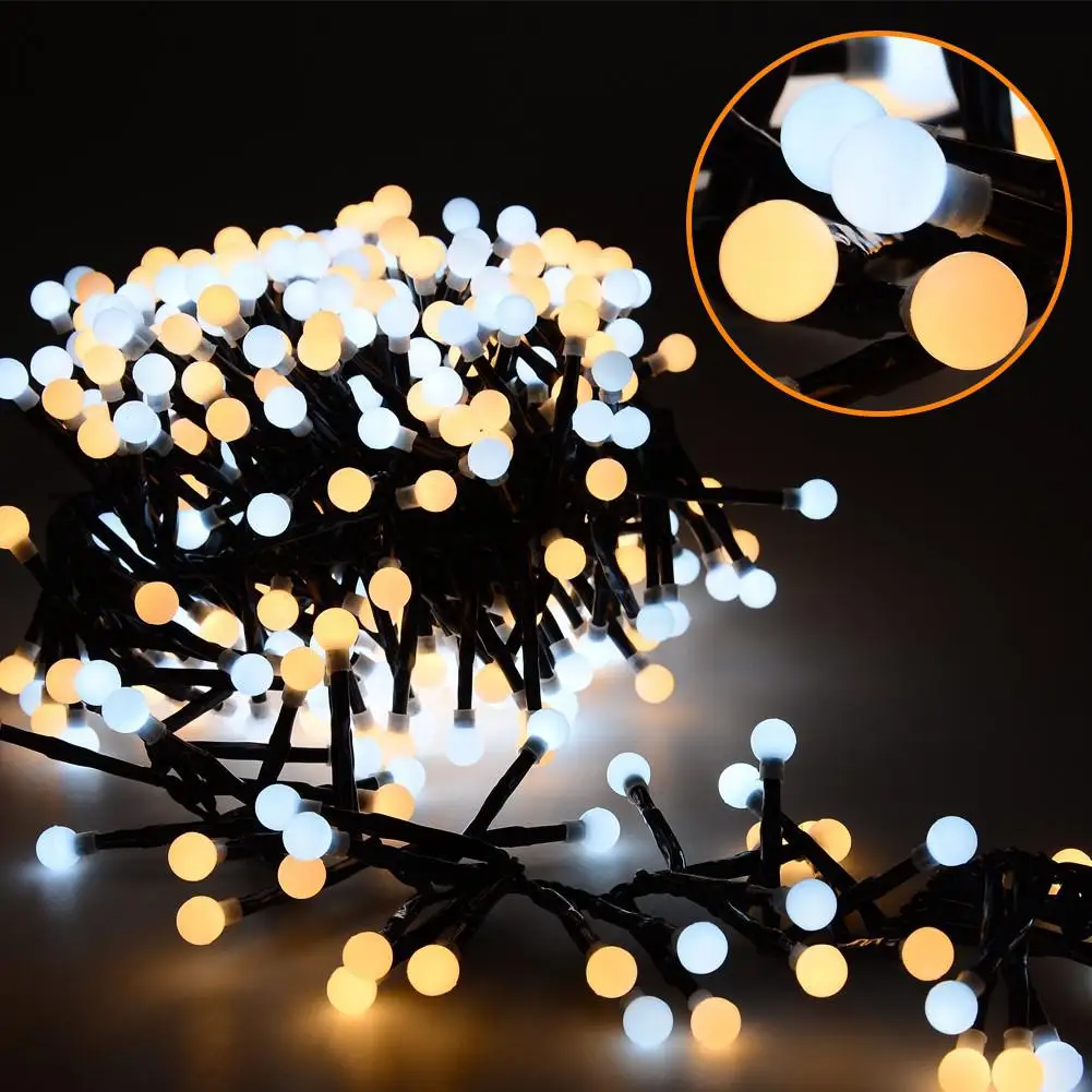 SOLLED 400 LEDs LED String Lights 26ft 3M Double Color Decorative