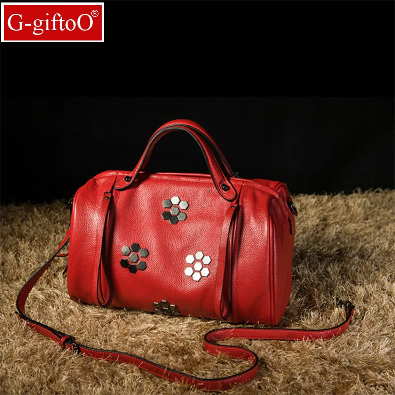 

Women Bag 2018 Vintage Shoulder Bag Women Handbags Soft Leather Crossbody Bags For Women Ladies Boston