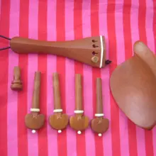 5 наборов фитингов для скрипки/детали для скрипки 4/4 размер деревянная инкрустация кости