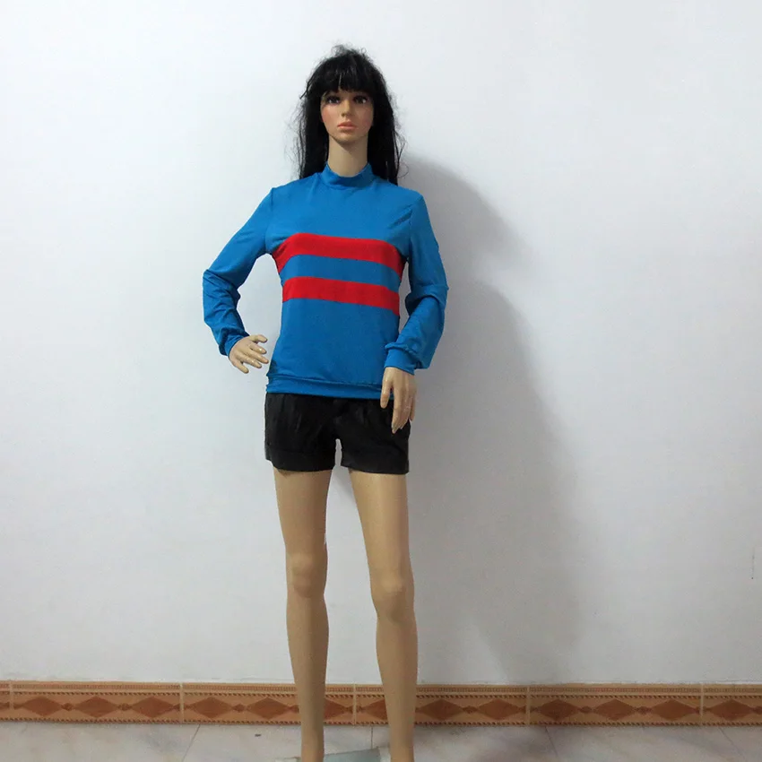 Undertale Frisk Chara Рождественская вечеринка Хэллоуин униформа наряд косплей костюм