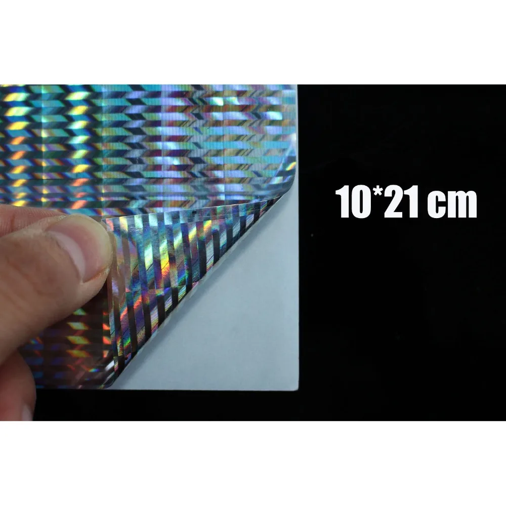 15Pcs/Set Holographic Adhesive Film Flash Tape For Fishing Lure Making  Tying Materail Metal Hard Baits