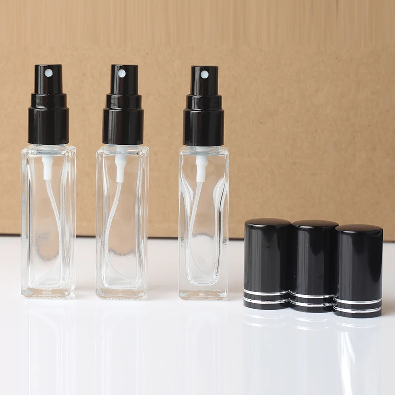 Jual 1 pcs 10 ml portabel travel mengisi parfum atomizer kaca kosong semprot botol kecil makeup kontainer