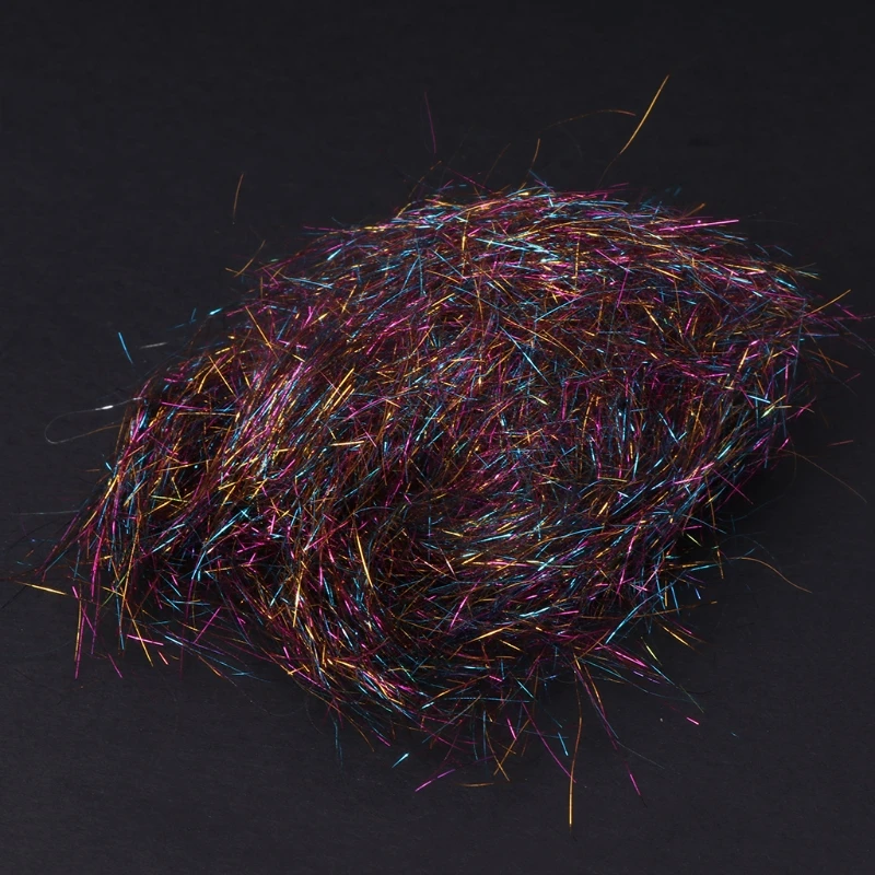 Fly Fishing Tinsel Bright Fiber Line Streamer Attractive Chenille Flies
