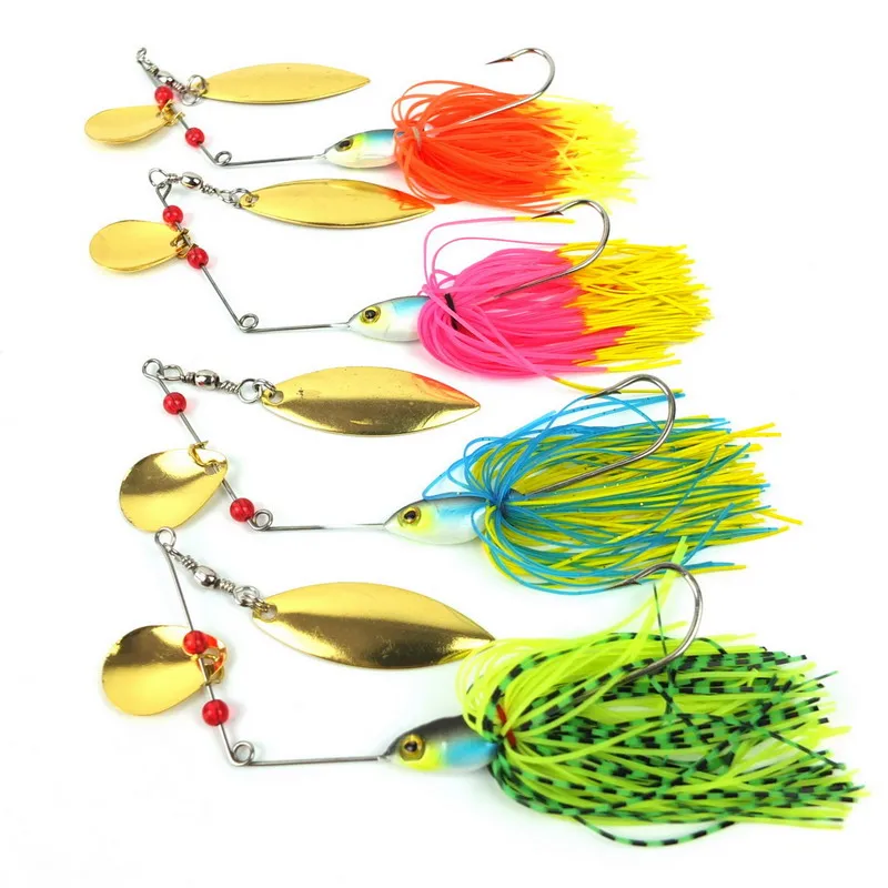Spinnerbait 16.3G/19.8G/19.5g/17.4g/20.5G/17G/14.8G Spinner Bait Lure Fishing Hard Bait Blades Hook Metal Spoon jigging lure set