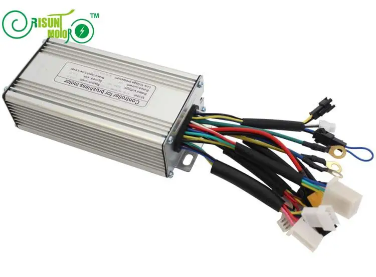 Cheap Silver E-Bicycle Brushless Ebike Controller For 36V/48V 500W 9MOSFET 25A With Regenerative and Reverse Function Electric Bike 0