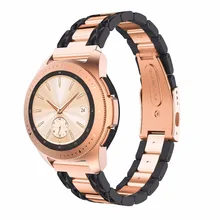 Ацетат целлюлозы ремешок для samsung galaxy Watch 42 мм металлический браслет Repalcement ремешок для galaxy Active/gear Sport/gear S2