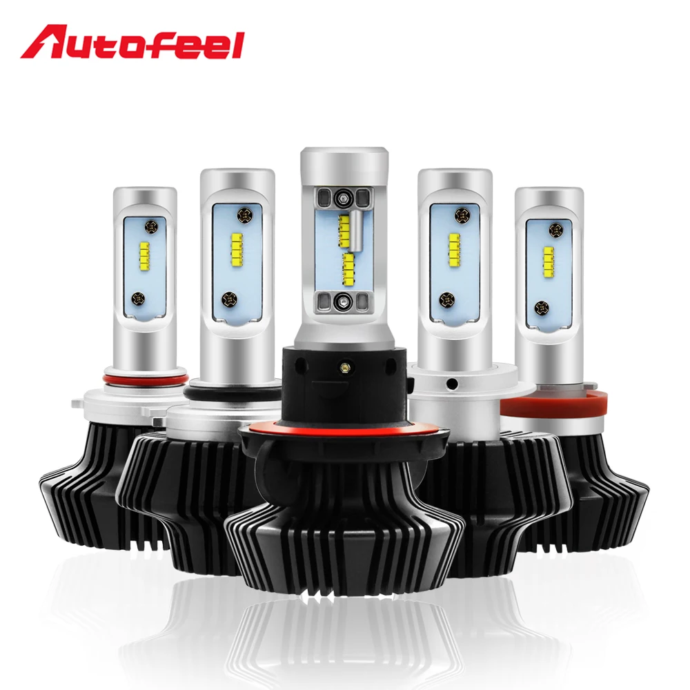 2*pcs 9005 9006 9007 H1 H4 H7 H11 H13 Led Car Headlight Bulb with
