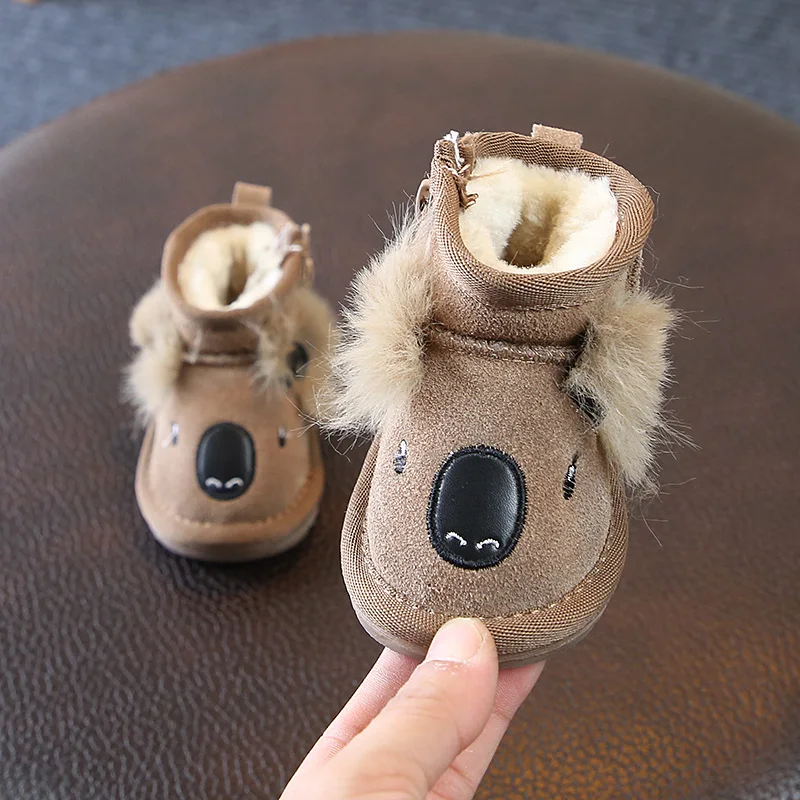Обувь для маленьких девочек новая детская Милая мультяшная натуральная кожа обувь для мальчиков от 1 до 3 лет супер мягкая и удобная