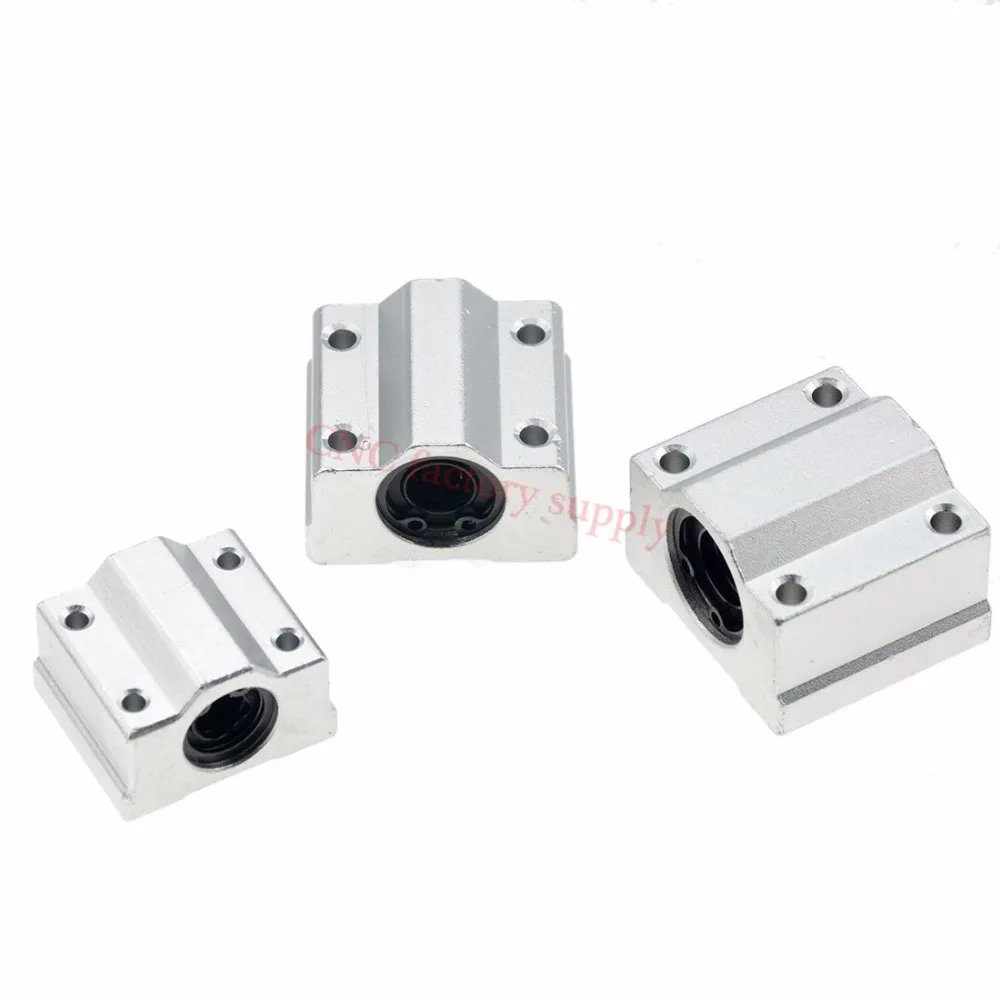 4 шт./лот SC8UU SCS8UU SCS6UU SCS10UU SCS12UU SCS8LUU SCS10LUU SCS16UU 8 мм линейный подшипник блок ЧПУ 3D части принтера - изображение