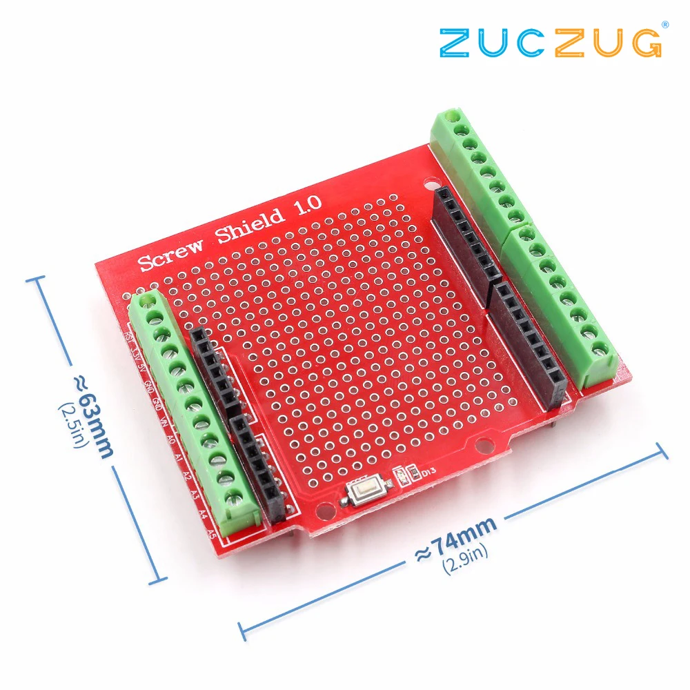 Новый стандартный винт Proto Shield Assemb светодиодный прототип терминал Плата