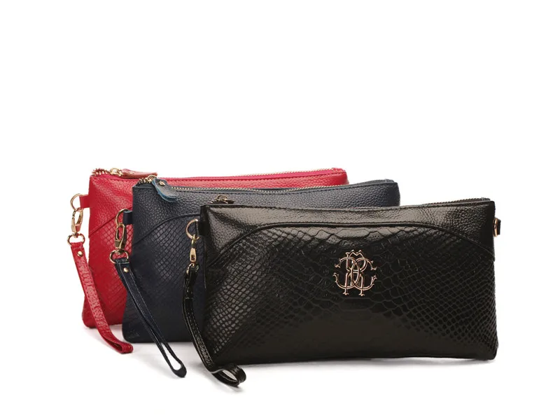 Новая сумка на плечо из натуральной воловьей кожи, повседневный клатч, кошелек, Женская сумочка, крокодиловая сумка через плечо для телефона