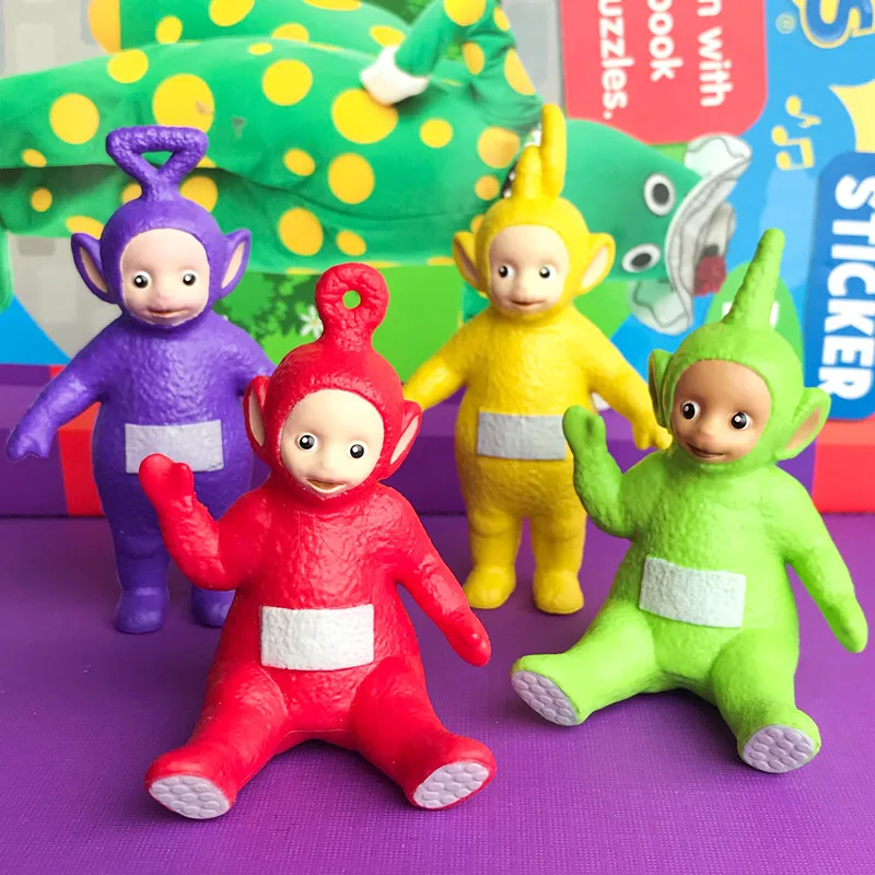 

Original 4pcs Teletubbies Baby toys plush Dolls 3D Export US toy for Kids Christmas gifts Children gift TV Doll