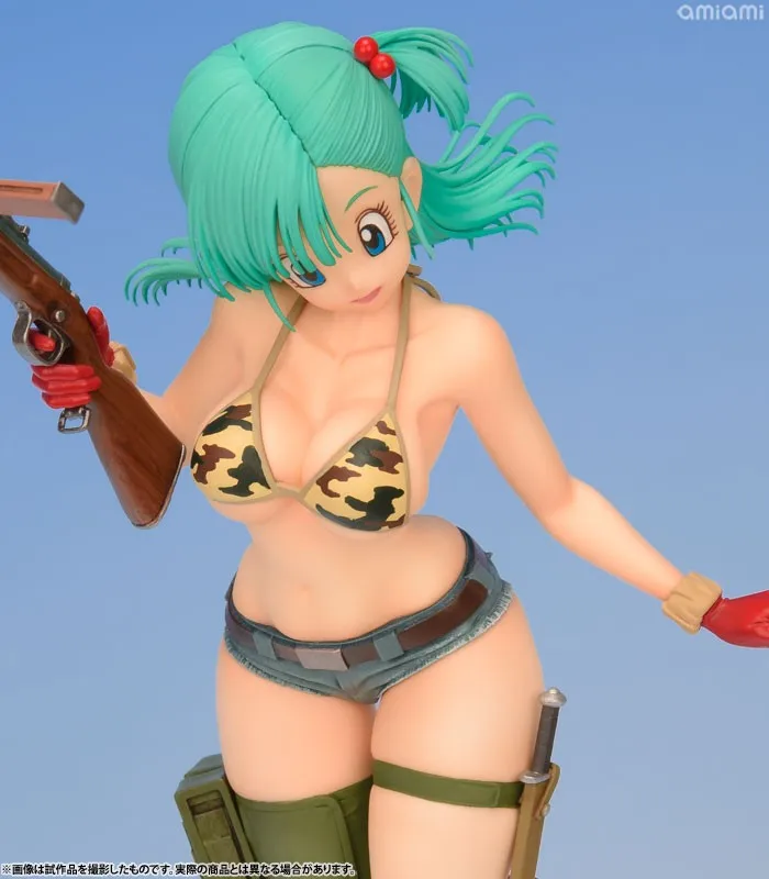 100% Оригинальные megahouse Dragon Ball Gals полную фигуру-bulma армия Ver. от "Dragon Ball"