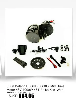 Perfect FREE SHIPPING 8FUN BAFANG DP C18 DISPLAY WITH USB PORT FOR BAFANG BBS MID CENTRAL MOTOR 7