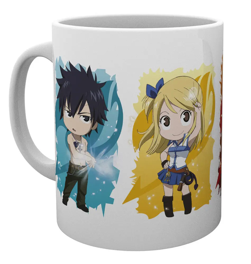 Fairy Tail Chibi персонажи кружка для чая кофе