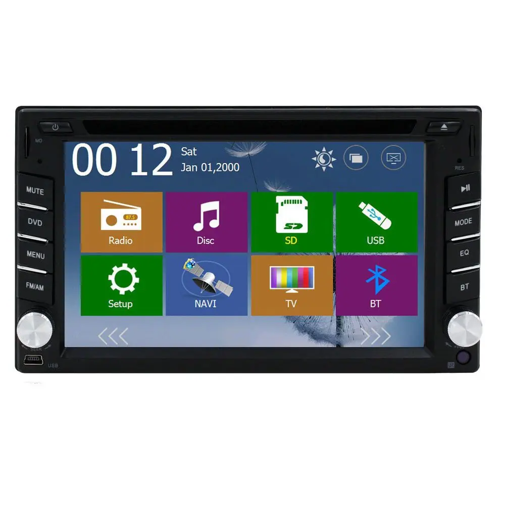 Buy Windows CE 2015 New Model 6.2 inch 2 din Car DVD Player Universal Car