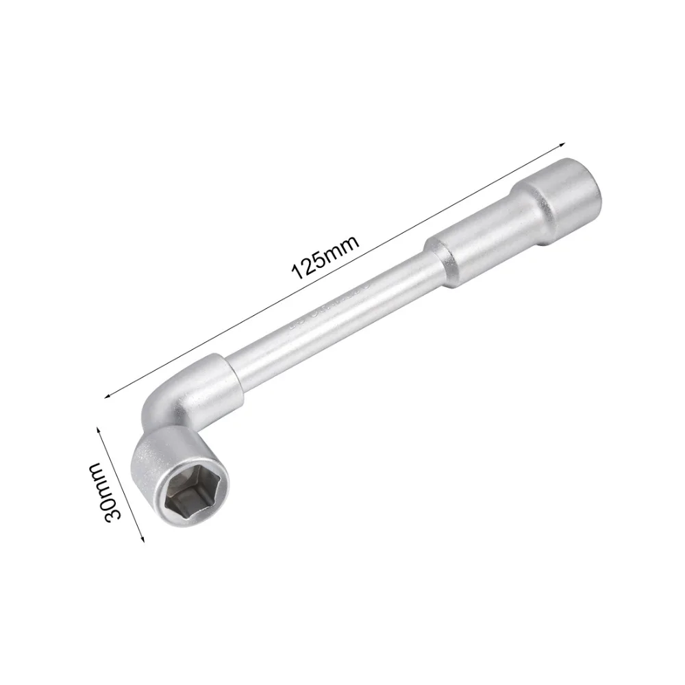 

Uxcell 2pcs CV-R L Shaped Home DIY Wrench 8mm Hex Angled Hex Socket Wrench Matt Finish,Household Maintenance