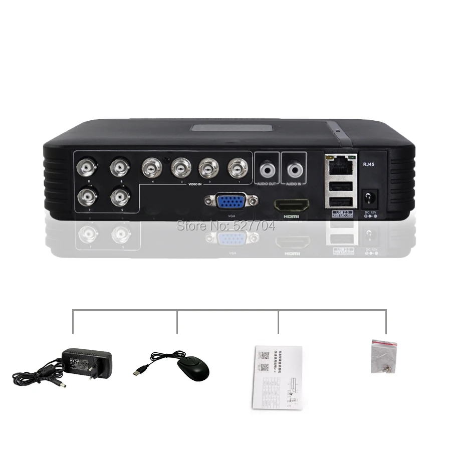 8CH CCTV DVR AHD 1080P CVI TVI аналоговый IP 5в1 Гибридный видеорегистратор P2P мобильный вид ONVIF