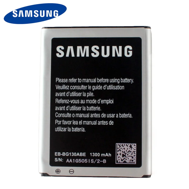 Оригинальный аккумулятор Samsung EB-BG130ABE для Galaxy Star 2 Pro Star2 G130 с функцией NFC 1300 мАч |