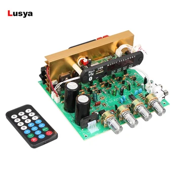 

80W 2.1 Bluetooth Power Amplifiers Professional Board Subwoofer Multi Function Amplificador Audio DIY For Home Theater E1-007