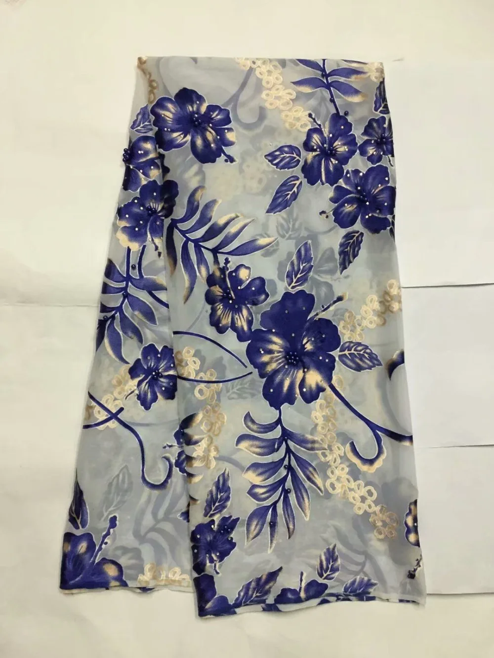 

piece Ethnic Style Animal Plant 100% Real Mulberry Silk Fabric Cloth For Manual Dress Clothing DIY Sewing Patchwork