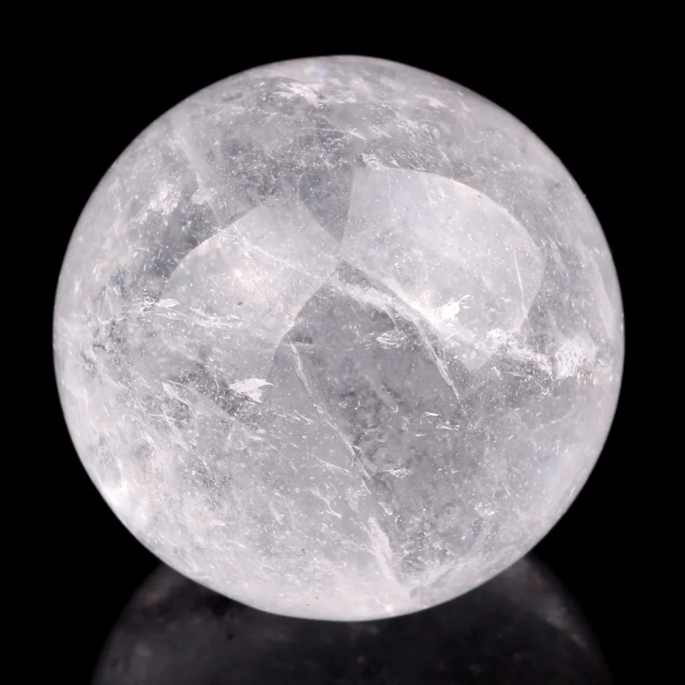 

Natural Carved 30mm Tumbled Clear Quartz Sphere Polished Rock Crystal Ball Healing Crystal Fengshui Ornament SPH127