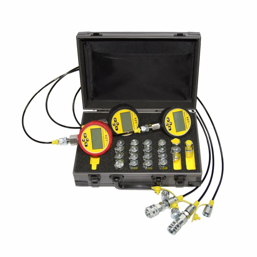 XZTK-70P  Hydraulic Pressure Test Kit  for most Excavator ,HYDRAULIC Test Point coupling, Hydraulic pressure guage